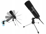 USB mikrofon Sandberg 126-09, sobib otse&uuml;lekannetele ja salvestamisele