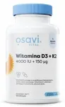 Toidulisand Osavi VITAMIIN D3 + K2 4000IU + 150mcg, 120 kapslit
