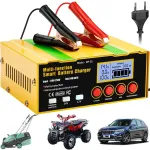 Aku laadija 12V/24V LCD-ekraaniga, sobib AGM-ile, kaitsetega