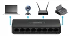 L&uuml;liti NOVA, 8 porti, 10/100/1000 Mbps