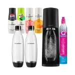 Sodas valmistav seade Soda Stream TERRA 2 pudeli ja 4 suhkruta siirupiga (greip, virsik)