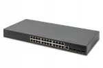 Digitus 24 x 10/100/1000 Mbps porti + 4 SFP+ uplink v&otilde;rgul&uuml;liti