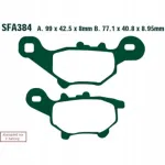 Mootorratta piduriklotsid EBC SFA384