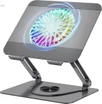 S&uuml;learvuti alus magnetilise RGB jahutusega, 360&deg; p&ouml;&ouml;ratav, kuni 10 kg