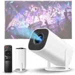 Kaasaskantav projektor 200 ANSI Android 12 WiFi 5G BT 5.0, kuni 200-tolline pilt