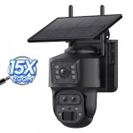 V&auml;litingimuste valveseirekaamera LS VISION, 12 MP, 15x suum, 4G, SIM, p&auml;ikesepatarei, 3 objektiivi, PTZ