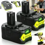 Akupank Ryobi 18 V 5 Ah, Li-Ion