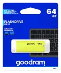 USB m&auml;lupulk GOODRAM UME2 64GB, USB 2.0, kollane, ripatsiga