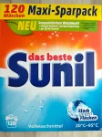 Pesupulber SUNIL Universal, 6 kg, 120 pesukorda, saksa