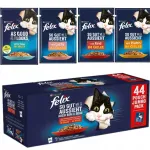 FELIX m&auml;rg kassitoit lihamaitsetega, 44 x 85 g