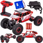Kaugjuhtimisega auto RC ROCK CRAWLER 2.4 GHz 1:18, punane