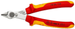 T&auml;pised isoleeritud l&otilde;ikavad tangid KNIPEX 78 06 125
