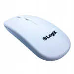 Juhtmevaba valge hiir LogiK, vaikne, ergonoomiline, 1600 dpi, USB