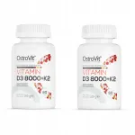 Toidulisand OSTROVIT VITAMIN D3 8000IU + K2, 120 tabletti