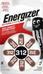 Kuuldeaparaadi patareid Energizer 312, 8 tk.