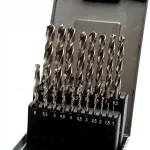 19-osaline HSSCo puuride komplekt 1-10 mm COBALT KORONET