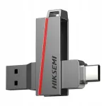 HIKSEMI Dual Slim E307C USB m&auml;lupulk 32 GB, USB 3.2, Type-C, metallist, p&ouml;&ouml;ratav