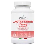 Toidulisand Bandini Lactoferrin 200 mg koos C-vitamiiniga, 30 kapslit