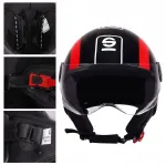 SPARCO RIDERS SP601 Demi-Jet motorrattakiiver, ECE 22.06, XS
