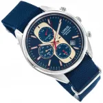 Meeste k&auml;ekell LORUS RM357GX9 Urban Chronograph sinine rihm 100 m