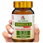 Toidulisand Omega 3 Intense EPA/DHA E-vitamiiniga, 60 kapslit