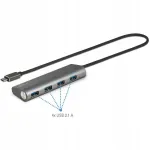 Renkforce 4-port USB 3.1 jagaja, h&otilde;bedane