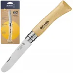 Laste kokkupandav nuga Opinel Inox No.7, naturaalne v&auml;rv
