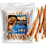 Koeramaius &bdquo;Sandwich&ldquo; kanaliha ja tursa liikidega UniQ Pets, 500 g