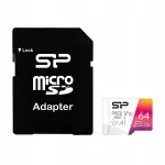 MicroSDHC m&auml;lukaart Silicon Power 64 GB Class 10