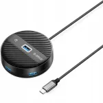 USB-C jagaja ORICO, 4 pordiga, pikema kaabliga