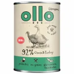 Koerakonservid OLLO Pure, hane- ja kalkunilihaga, 850 g