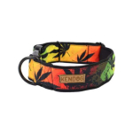 Reggae k&auml;sit&ouml;&ouml;na valminud koera kaelarihm, 4 cm, suurus M