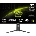 MSI MAG 321CUPDF 31,5" kaareva monitor, DUAL MODE FHD/4K, 0,5 ms