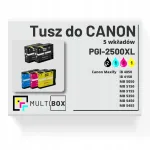 Tindikassetikomplekt Canon Maxify MB5150/MB5450/MB5050/iB4050, 5 tk, PGI-2500XL
