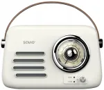 Savio FM Bluetooth retrostiilis kaasaskantav raadio, laetav