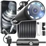 Endoskoopkaamera 5 m LED USB-C 3in1, IP67, Android telefonidele ja PC-le