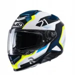 Motorratturi kiiver HJC RPHA71 Hapel, sinine/kollane, suurus M