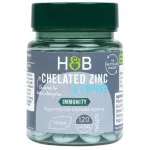 Holland & Barrett CHELATED ZINC + COPPER toidulisand 120 tabletti