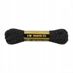 Paracord n&ouml;&ouml;r M-Tac 475, must, helkuriga, nailon, 30 m