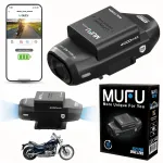 Mootorratta videoregistraator MUFU V12S Pro, kaks kaamerat, 1080p 30fps