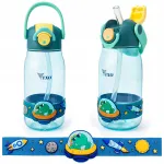 Veepudel VIXO 520 ml lastele korduskasutatava k&otilde;rrega, BPA-vaba