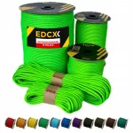 Paracord-k&ouml;is EDCX 4 mm, neoonroheline, 300 m