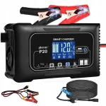 Nutikas autolaadija 12V/24V LCD-ekraaniga