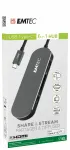 USB-C jagaja Emtec T650C, 3x USB-A 3.0, USB-C 100W, HDMI 4K