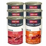 ANIMONDA Grancarno Junior niiske koeratoit, erinevad maitsed, 6 x 400 g
