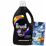 Vedelpuhastusvahend mustadele riietele Perwoll Renew Black, 3,75 l, 75 pesukorda + kingitus