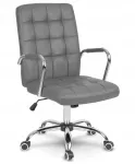 Kontoritool, modernne, kromatud detailidega, SWIVEL