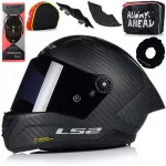 Mootorratta kiiver LS2 FF805 Thunder C GP Aero Carbon Pinlocki ja kahe klaasiga