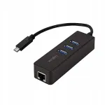 USB 3.0 v&otilde;rguadapter ja 3-pordiline USB 3.0 jagaja Logilink