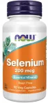 Toidulisand NOW FOODS Seleen 200 mcg, 90 kapslit
